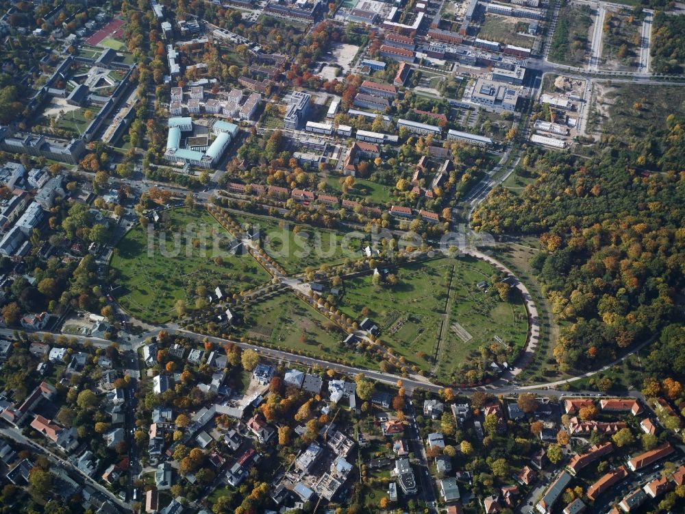 Potsdam von oben - Russische Kolonie Alexandrowka in Potsdam im Bundesland Brandenburg