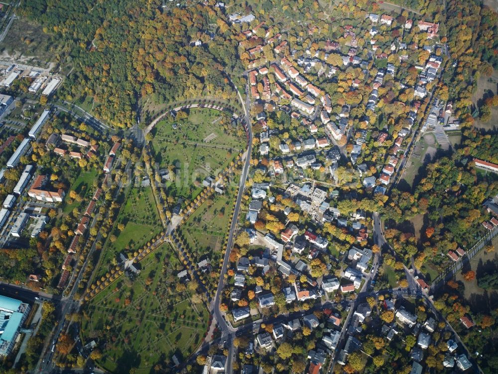 Potsdam von oben - Russische Kolonie Alexandrowka in Potsdam im Bundesland Brandenburg