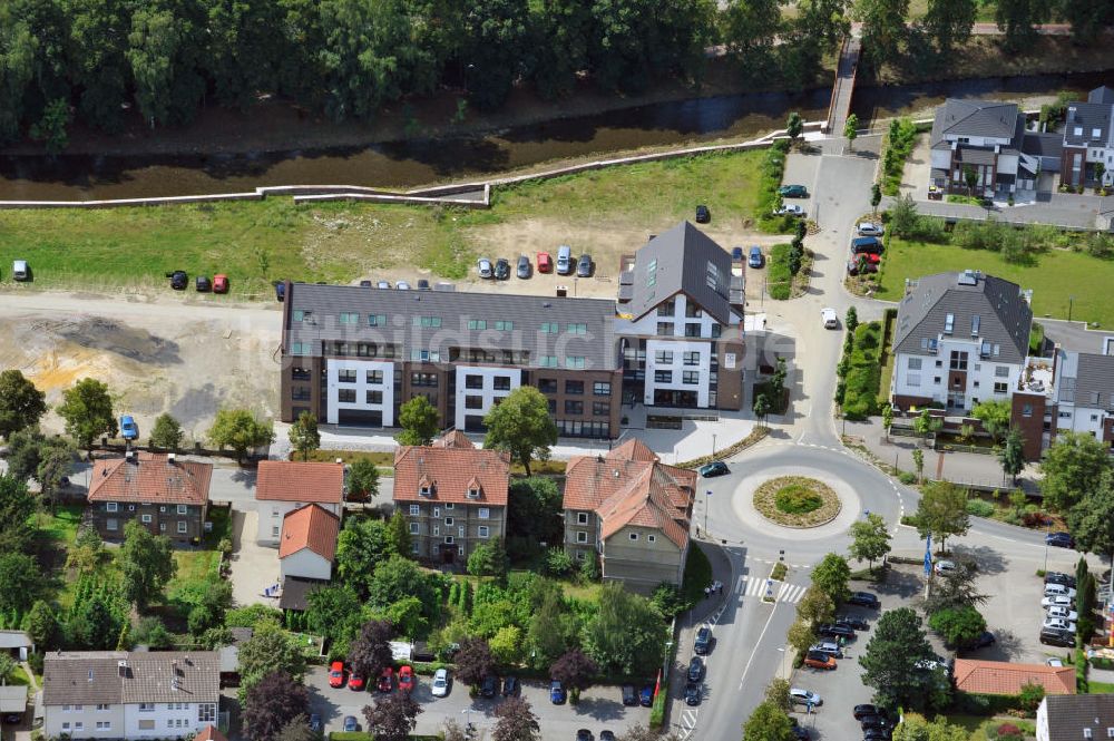 Menden von oben - Ärztehaus in Menden / Nordrhein-Westfalen