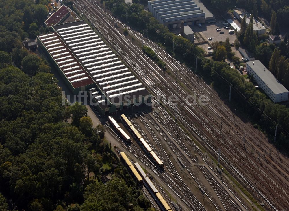 Berlin aus der Vogelperspektive: S-Bahn Betriebswerkstatt Grünau in Berlin, Deutschland