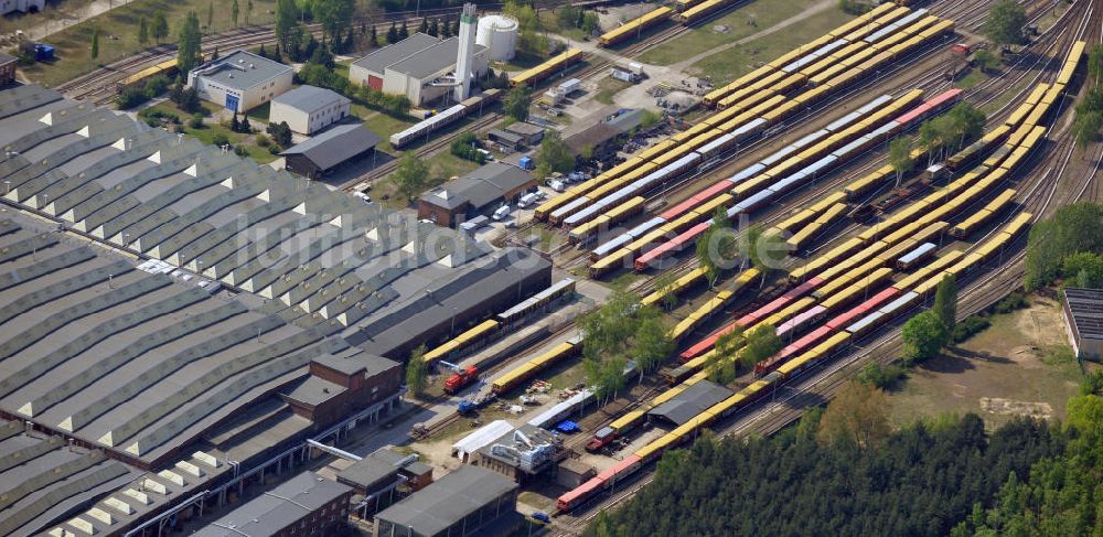 Luftbild Berlin-Schöneweide - S-Bahn-Hauptwerkstatt Berlin-Schöneweide