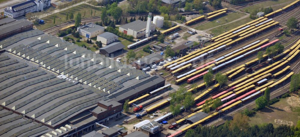 Berlin-Schöneweide von oben - S-Bahn-Hauptwerkstatt Berlin-Schöneweide