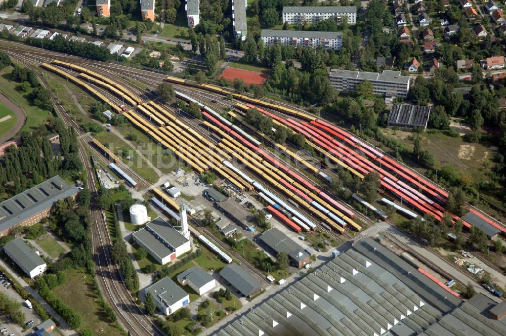 Berlin aus der Vogelperspektive: S-Bahn-Hauptwerkstatt Berlin-Schöneweide