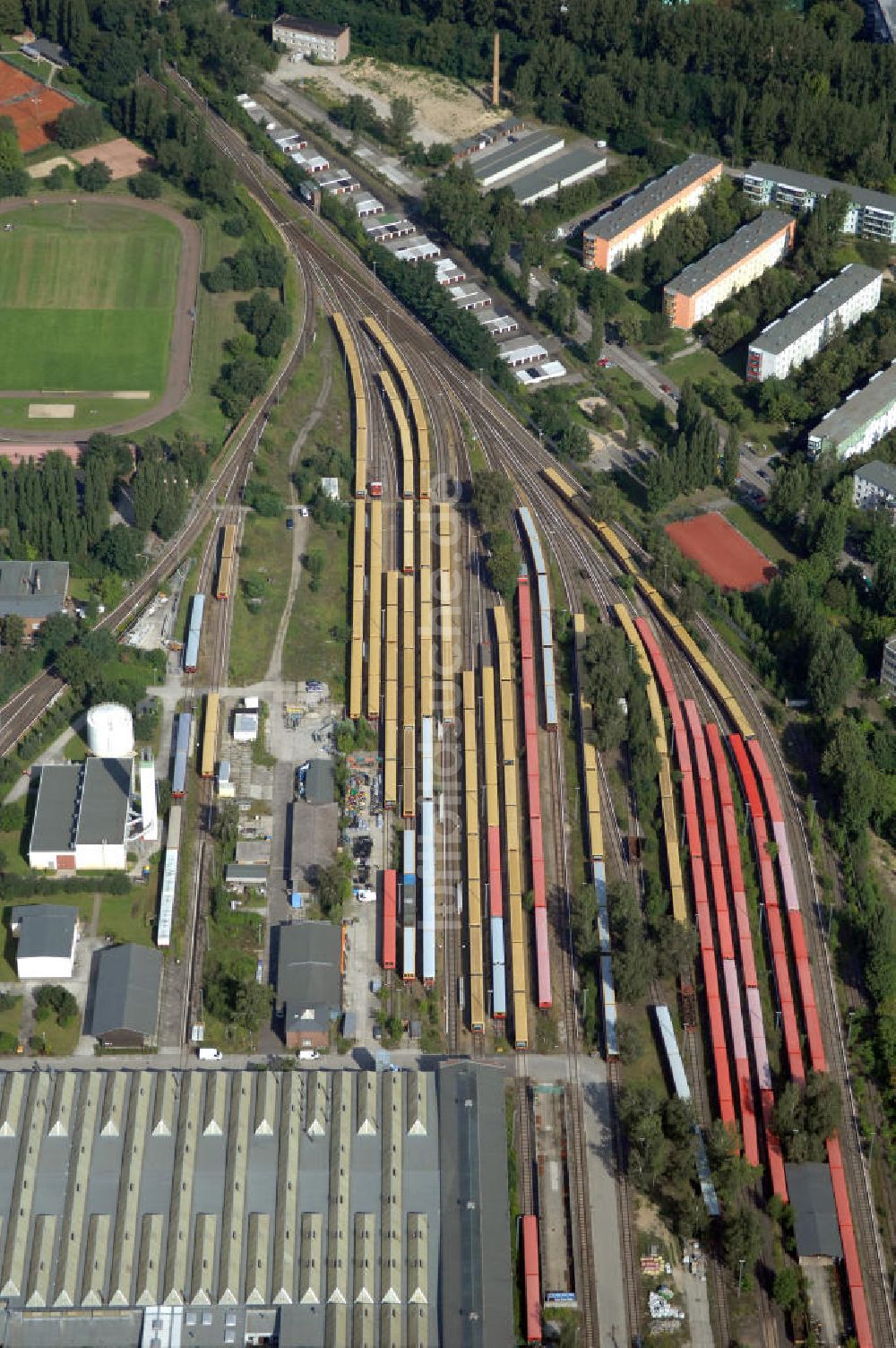 Luftbild Berlin - S-Bahn-Hauptwerkstatt Berlin-Schöneweide