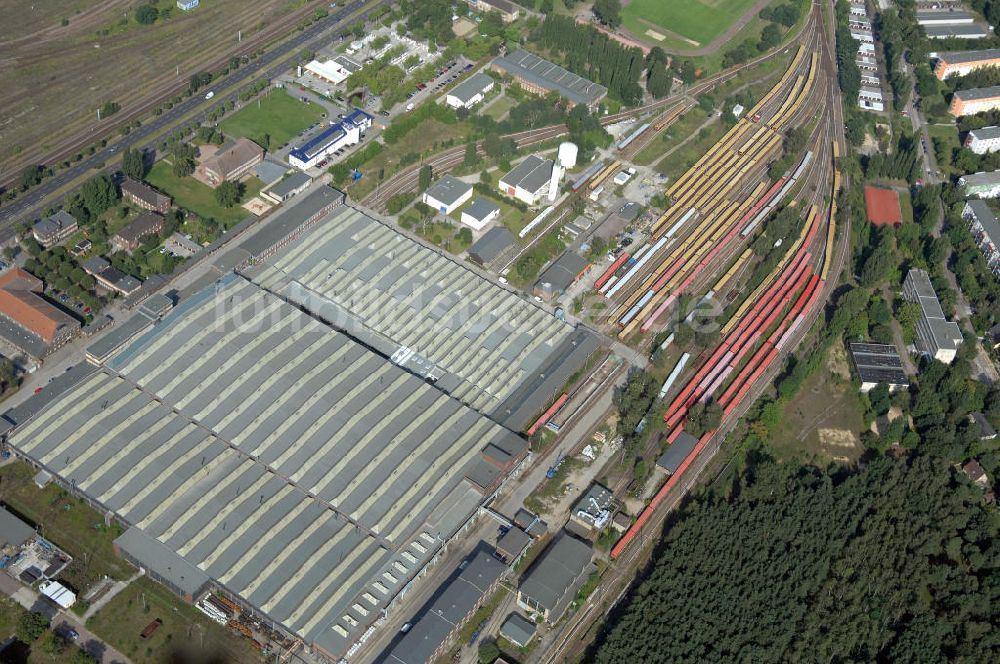 Berlin von oben - S-Bahn-Hauptwerkstatt Berlin-Schöneweide