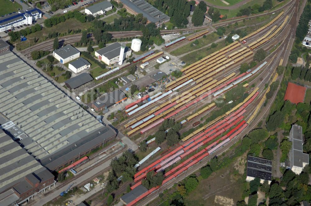 Berlin aus der Vogelperspektive: S-Bahn-Hauptwerkstatt Berlin-Schöneweide