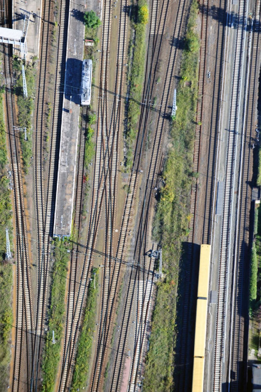 Luftbild Berlin - S-Bahn Schienen Berlin