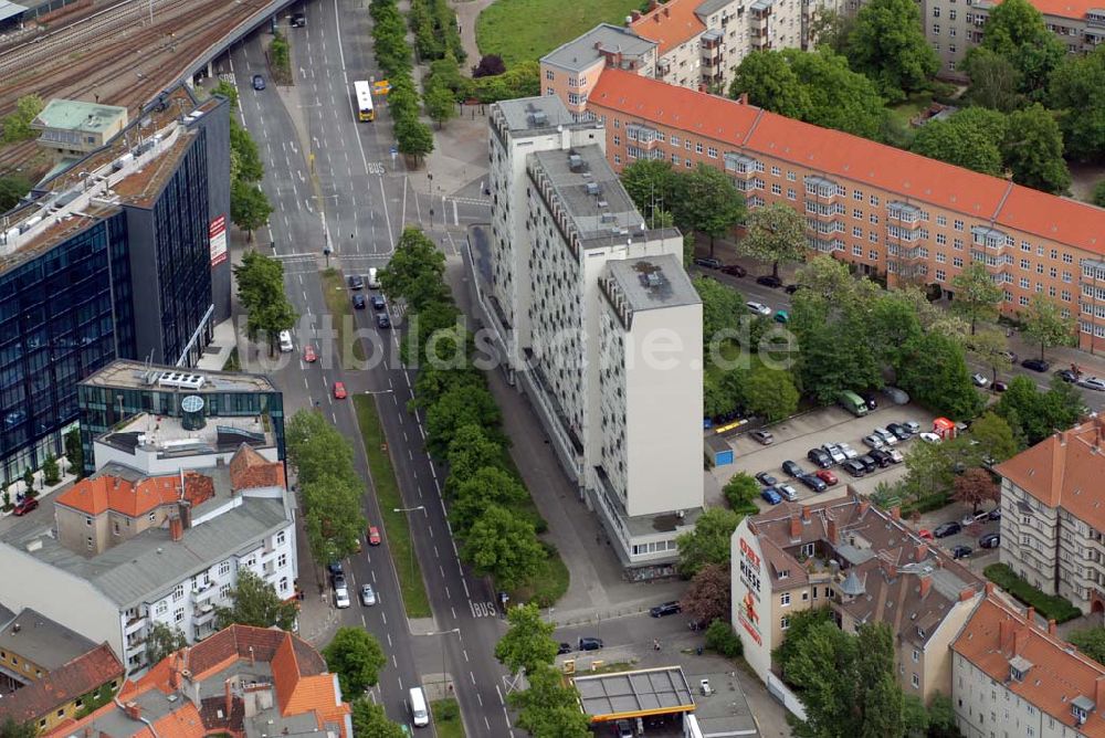 Berlin aus der Vogelperspektive: S-Bahnhof Innsbrucker Platz