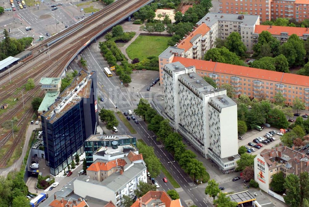 Luftbild Berlin - S-Bahnhof Innsbrucker Platz