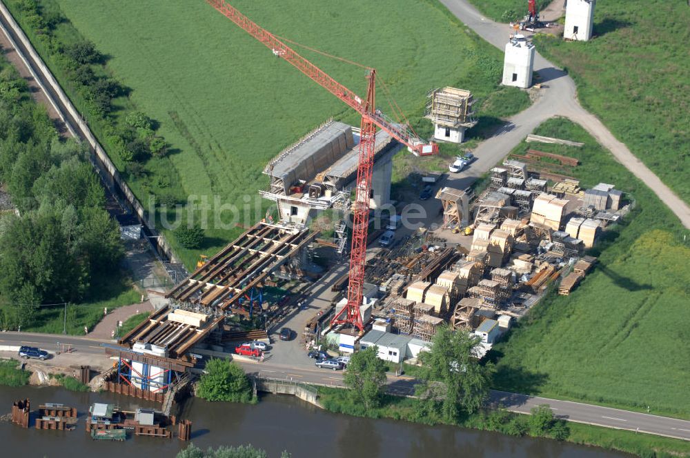 Luftbild Rattmannsdorf - Saale-Elster-Talbrücke über den Rattmannsdorfer See