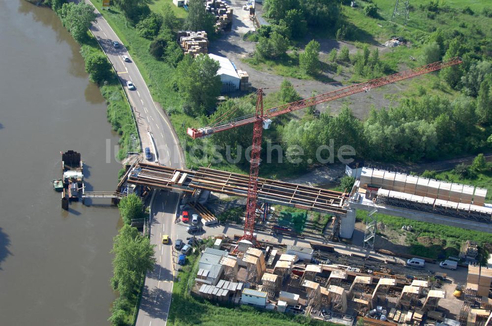 Luftbild Rattmannsdorf - Saale-Elster-Talbrücke über den Rattmannsdorfer See