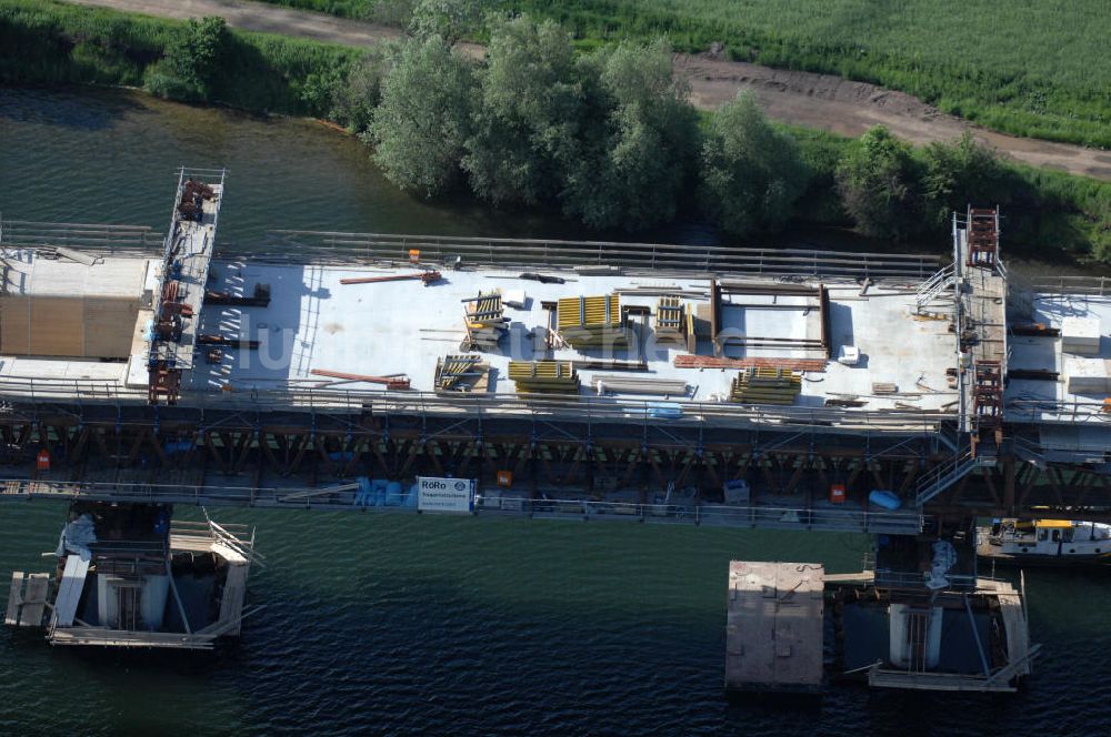 Rattmannsdorf aus der Vogelperspektive: Saale-Elster-Talbrücke über den Rattmannsdorfer See