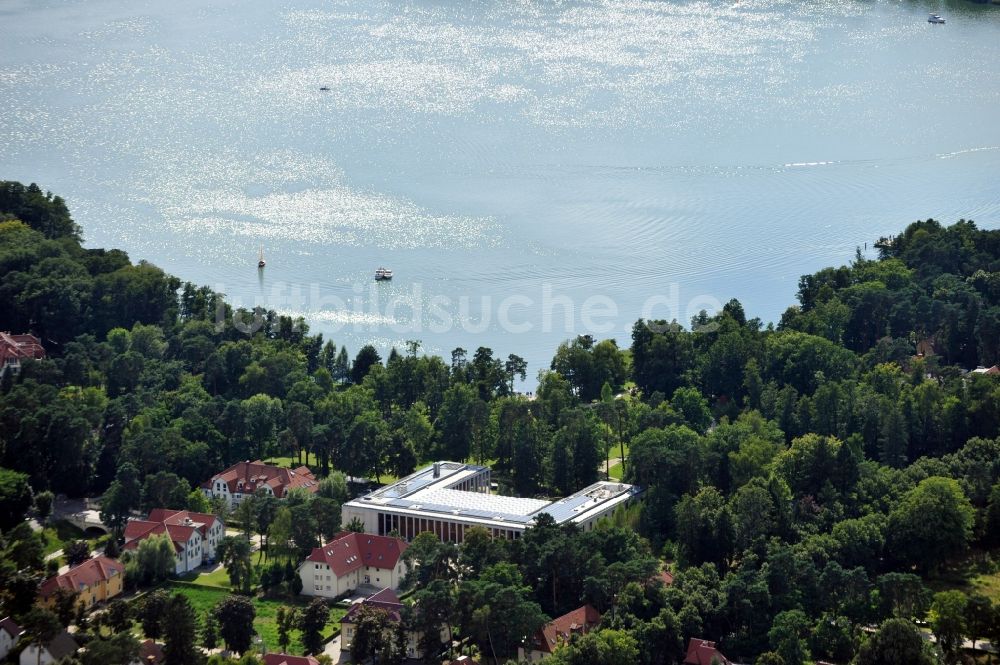 Bad Saarow von oben - SaarowTherme in Bad Saarow im Bundesland Brandenburg