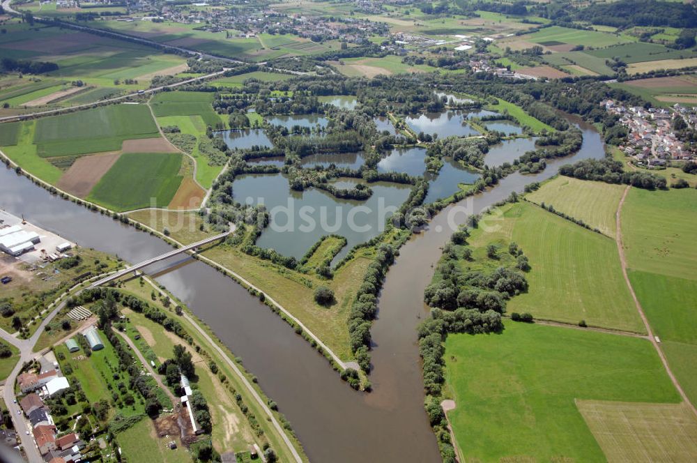 Luftaufnahme Besseringen - Saarverlauf bei Besseringen