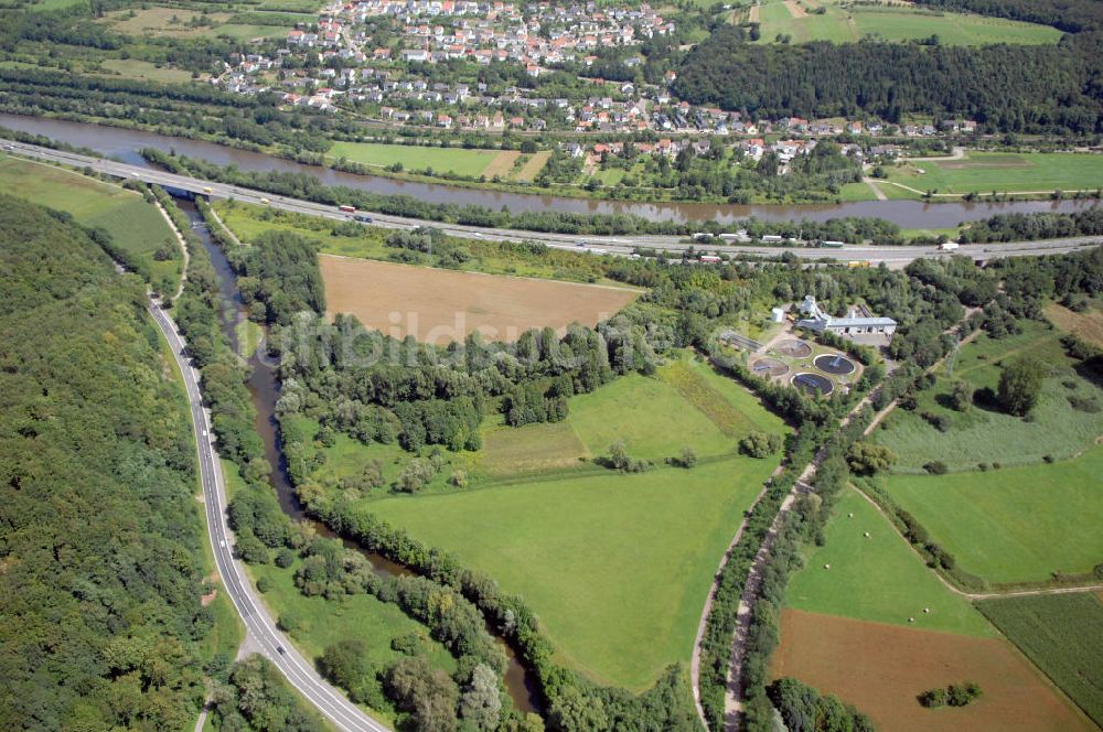 Saarfels von oben - Saarverlauf bei Saarfels