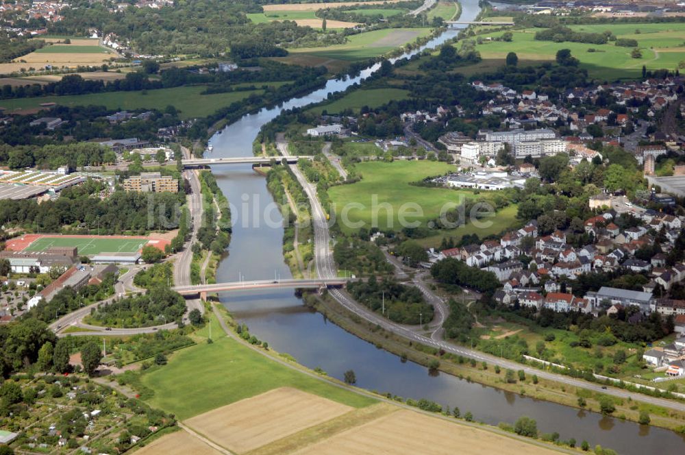 Luftaufnahme Saarlouis - Saarverlauf bei Saarlouis