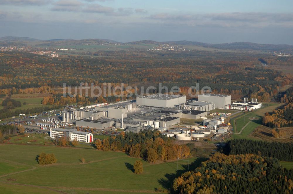 Luftaufnahme Leppersdorf - Sachsenmilch-Molkerei bei Leppersdorf