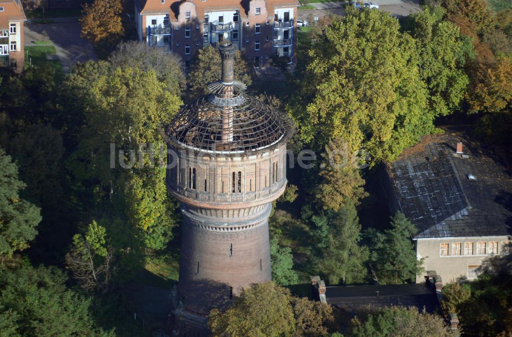 Magdeburg aus der Vogelperspektive: Salbker Wasserturm