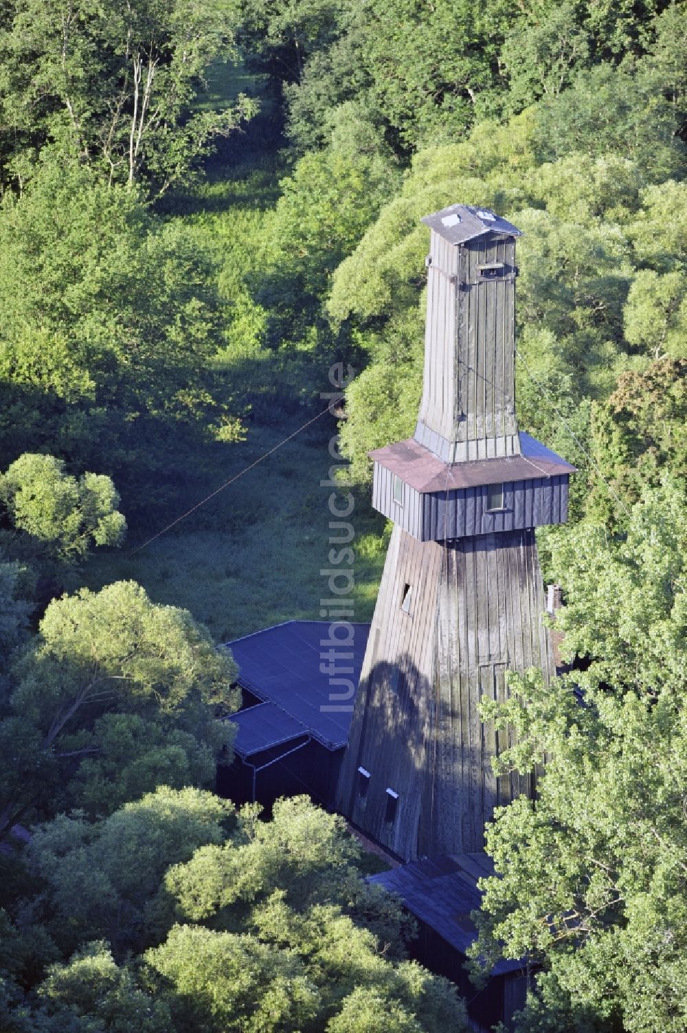 Luftaufnahme Dörnfeld - Salineturm in Dörnfeld im Bundesland Thüringen