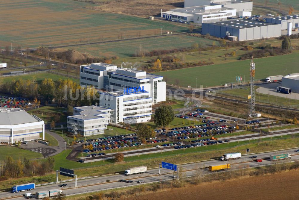 Luftaufnahme Barleben - Salutas Pharma GmbH in Barleben bei Magdeburg