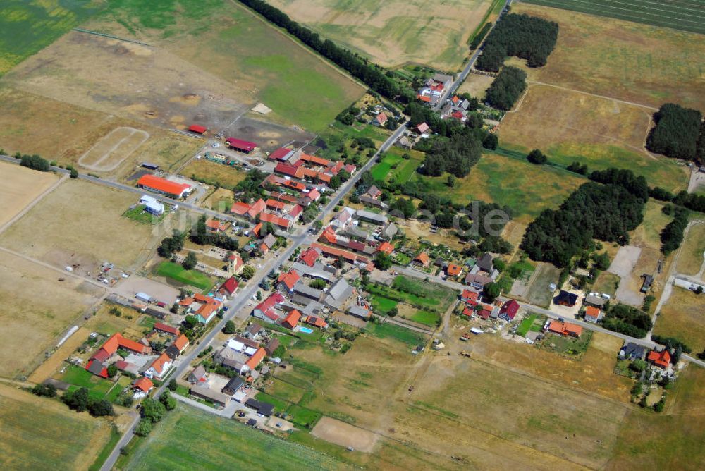 Salzbrunn aus der Vogelperspektive: Salzbrunn Brandenburg