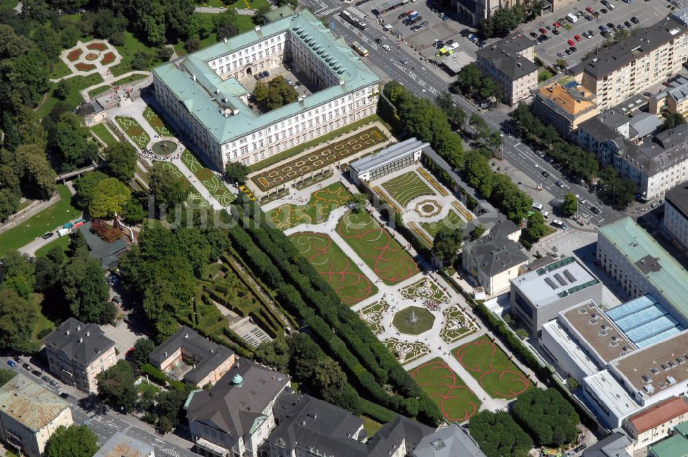 Luftbild Salzburg - Salzburg Schloss Mirabell