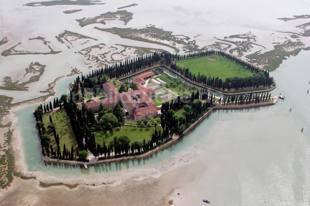 Venedig von oben - San Francesco del Deserto Venedig