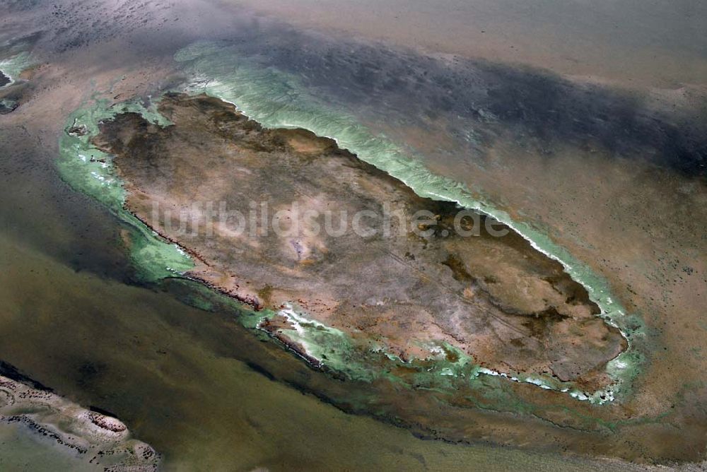 Zarrenzin von oben - Sandbank in der Klimphoresbucht bei Zarrenzin