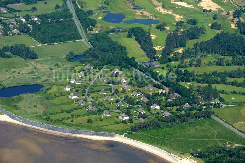 Luftbild Greveling - Sandstrand- Landschaft an der Nordsee in Greveling im Bundesland Schleswig-Holstein