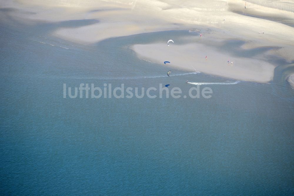 Sankt Peter-Ording von oben - Sandstrand- Landschaft an der Nordsee- Küste in Sankt Peter-Ording im Bundesland Schleswig-Holstein