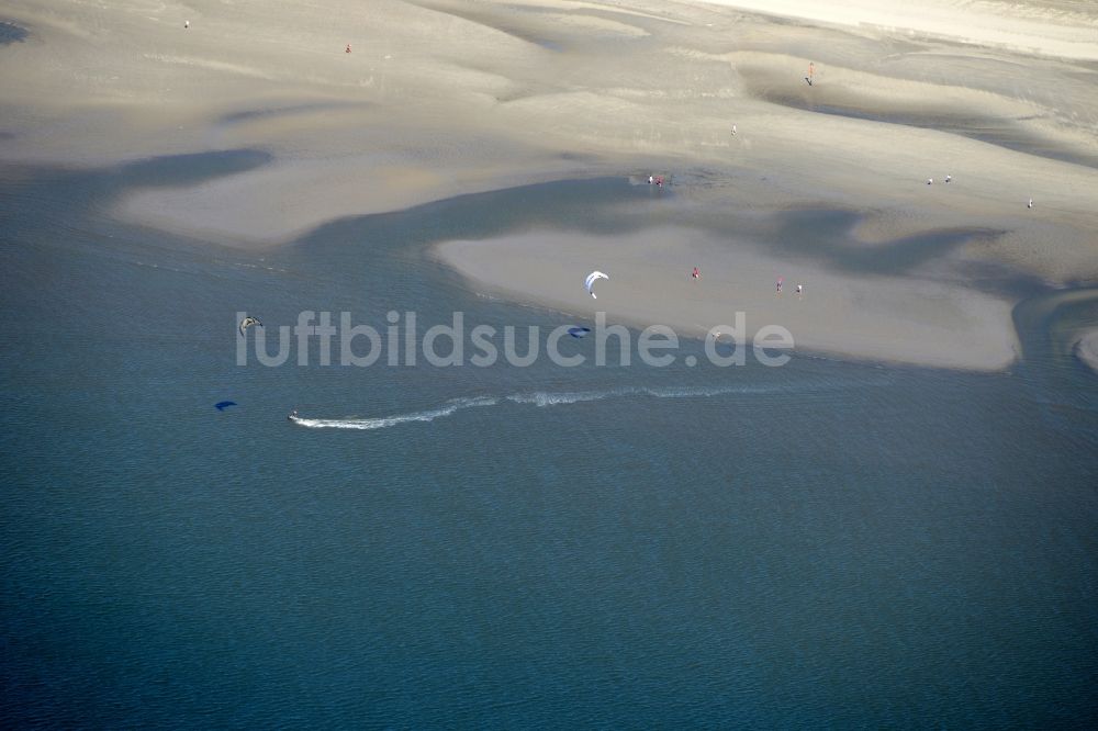 Luftbild Sankt Peter-Ording - Sandstrand- Landschaft an der Nordsee- Küste in Sankt Peter-Ording im Bundesland Schleswig-Holstein