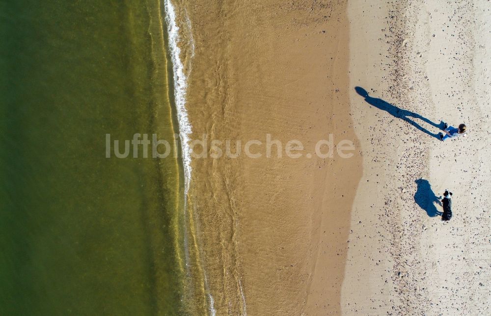 Ulfborg von oben - Sandstrand- Landschaft der Nordsee in Ulfborg in Region Midtjylland, Dänemark