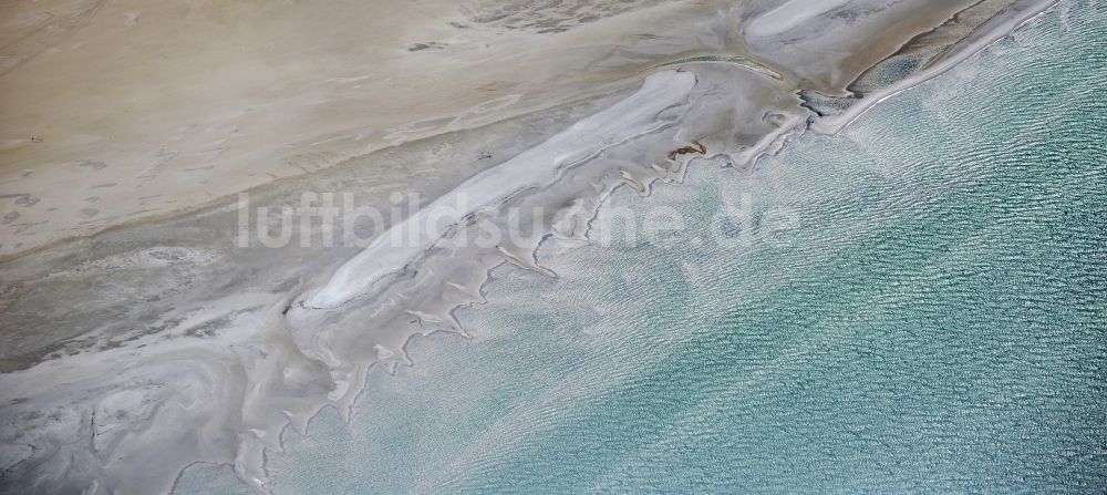 Born am Darß von oben - Sandstrand- Landschaft an der Ostsee im Ortsteil Darsser Ort in Born am Darß im Bundesland Mecklenburg-Vorpommern