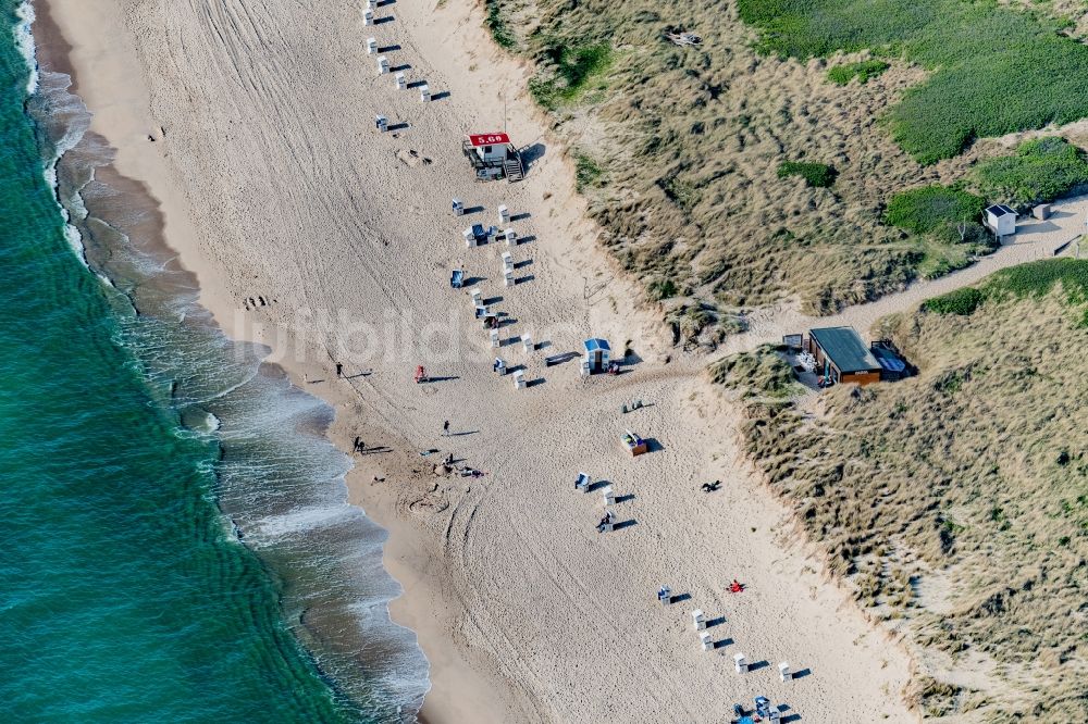 Luftbild Sylt Sandstrand Landschaft Samoa Fkk Strand Im Ortsteil