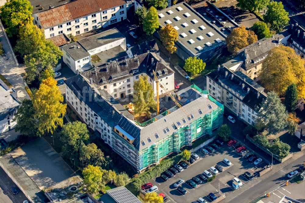 Luftaufnahme Siegen - Sanierung und Modernisierung eines Wohnhauses in Siegen im Bundesland Nordrhein-Westfalen