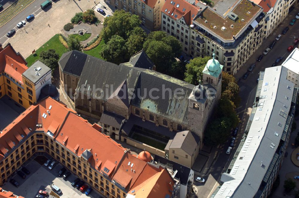 Luftaufnahme Magdeburg - Sankt-Sebastians-Kirche Magdeburg