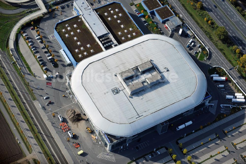 Mannheim aus der Vogelperspektive: SAP Arena Mannheim