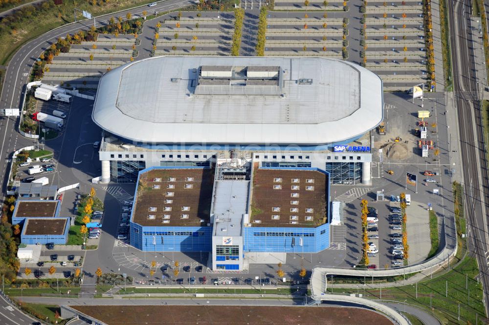 Luftbild Mannheim - SAP Arena Mannheim