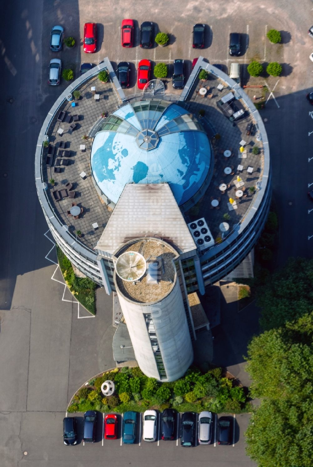 Luftaufnahme Hattingen - Satkom Ruhr Tower in Hattingen im Bundesland Nordrhein-Westfalen