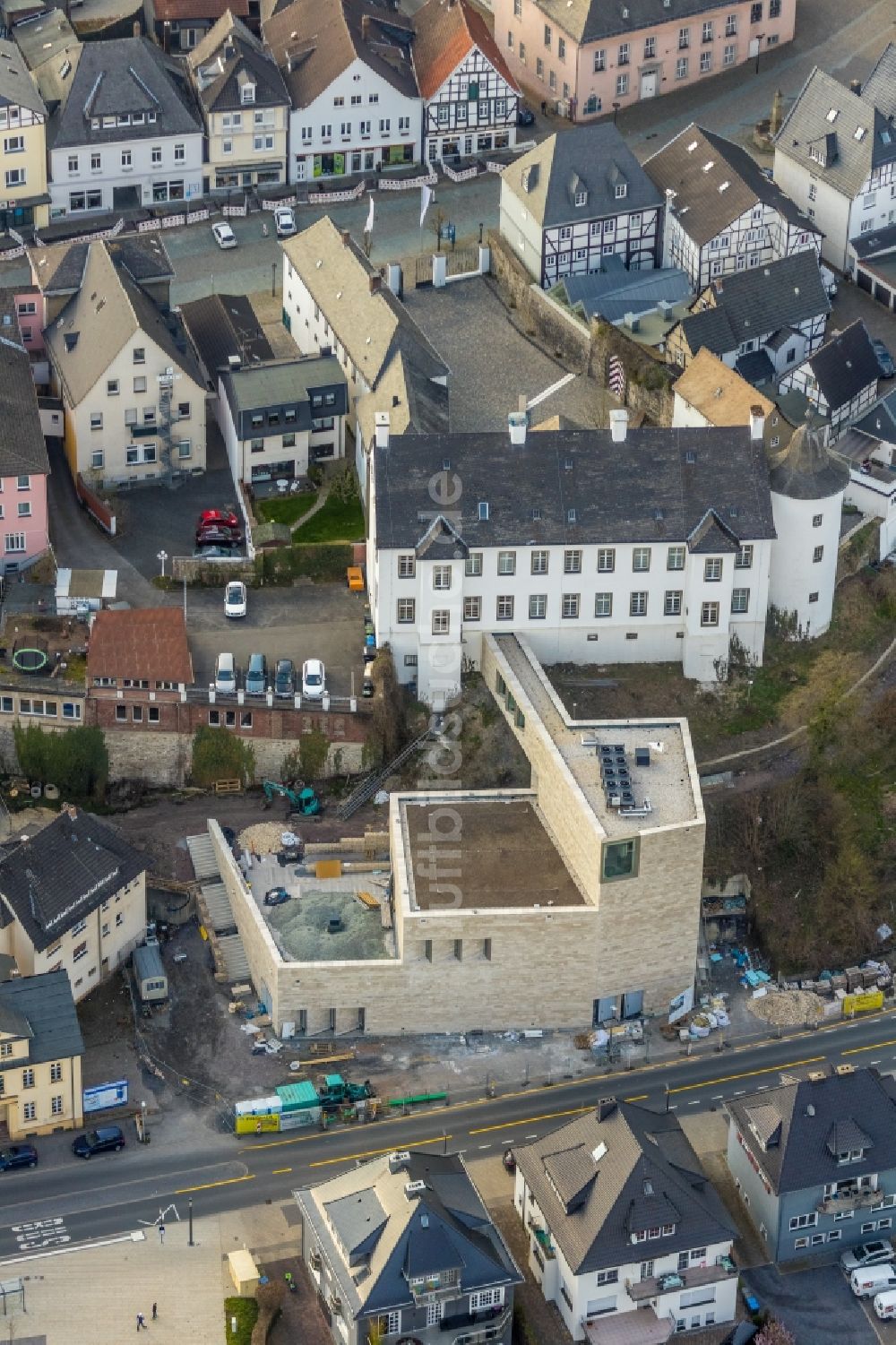 Arnsberg von oben - Sauerland-Museum an der Ruhrstraße in Arnsberg im Bundesland Nordrhein-Westfalen, Deutschland