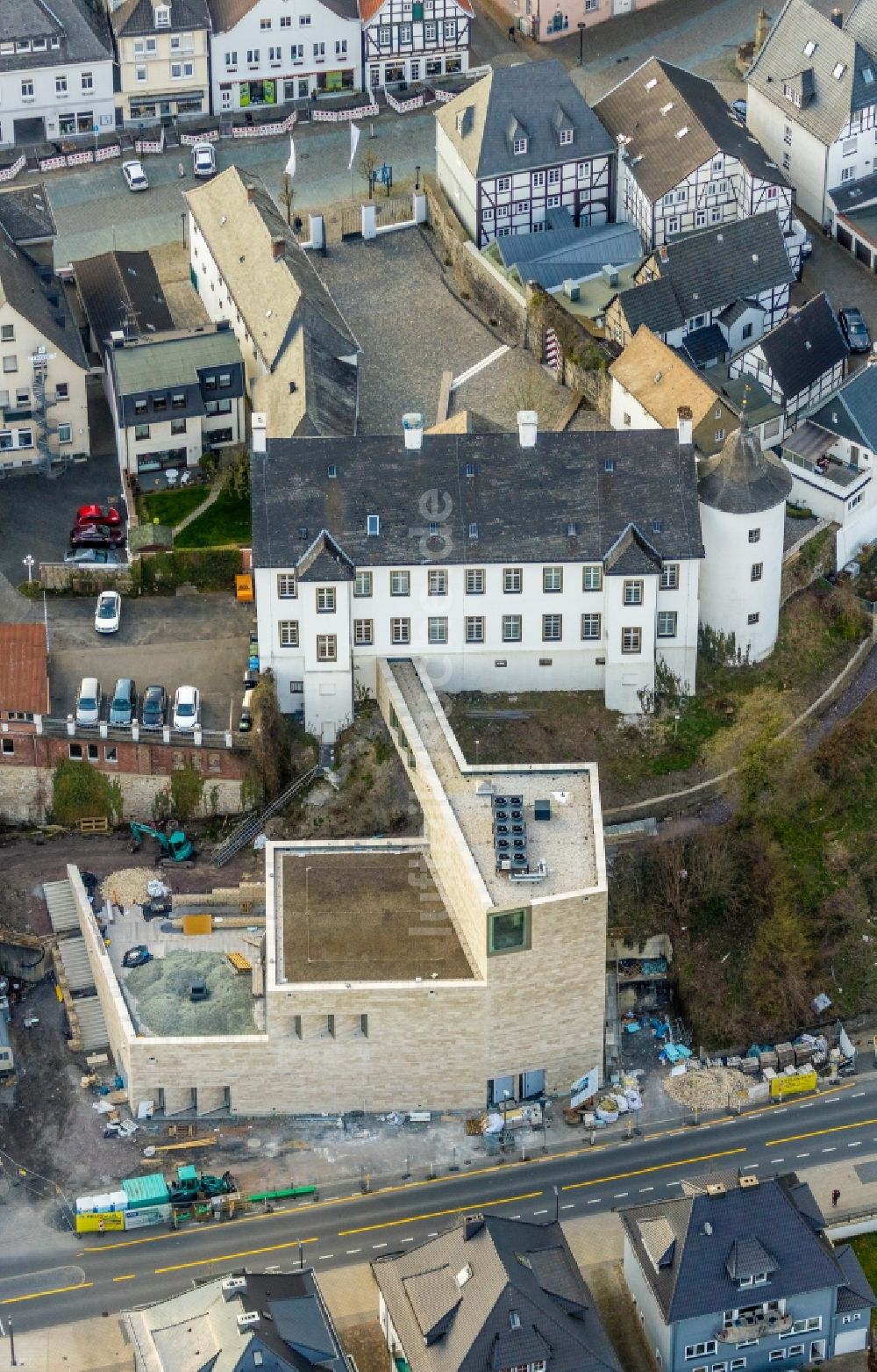 Luftbild Arnsberg - Sauerland-Museum an der Ruhrstraße in Arnsberg im Bundesland Nordrhein-Westfalen, Deutschland