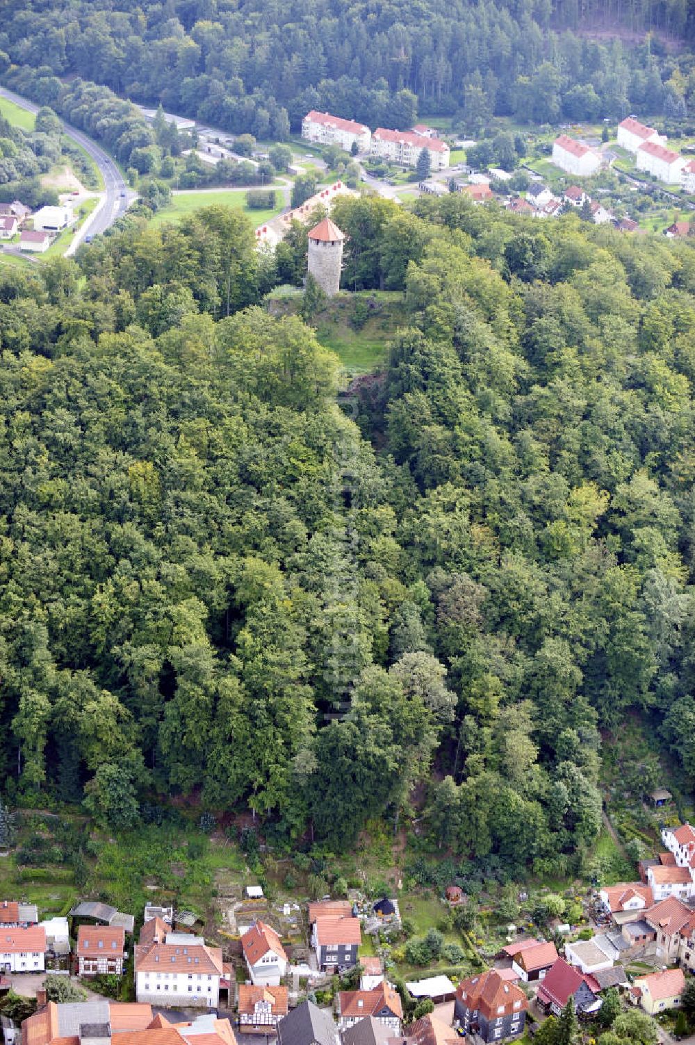 Luftaufnahme Ruhla - Scharfenburg Ruhla