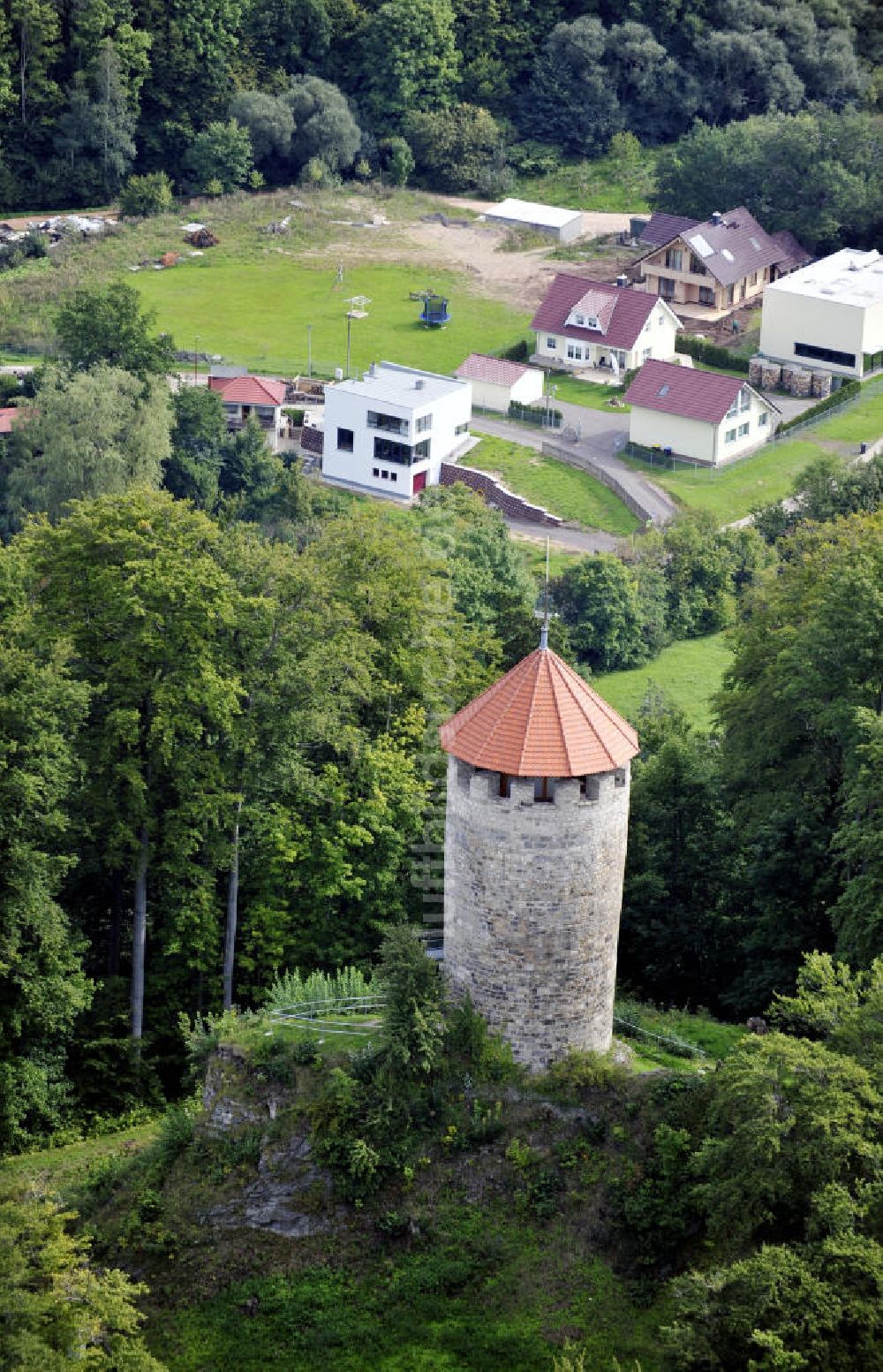 Luftaufnahme Ruhla - Scharfenburg Ruhla