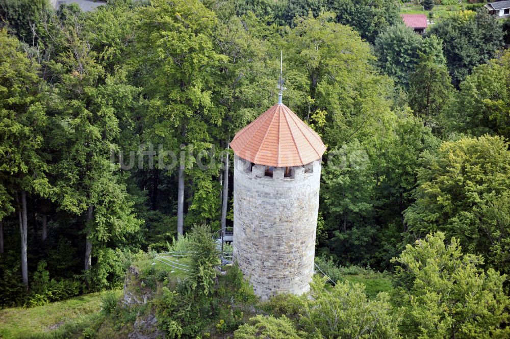 Luftaufnahme Ruhla - Scharfenburg Ruhla