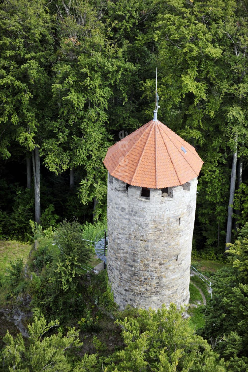 Luftaufnahme Ruhla - Scharfenburg Ruhla