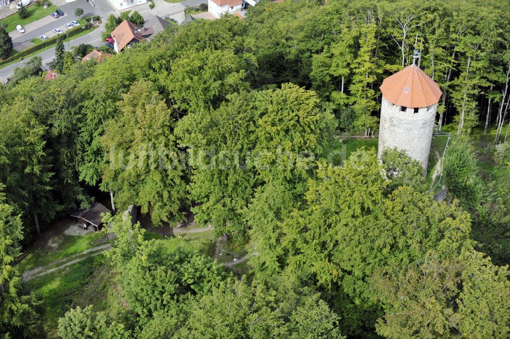 Luftaufnahme Ruhla - Scharfenburg Ruhla