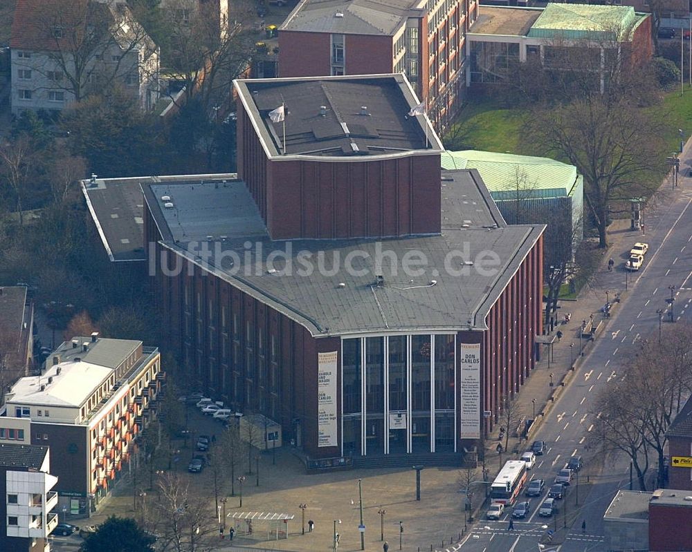 Bochum von oben - Schauspielhaus Bochum