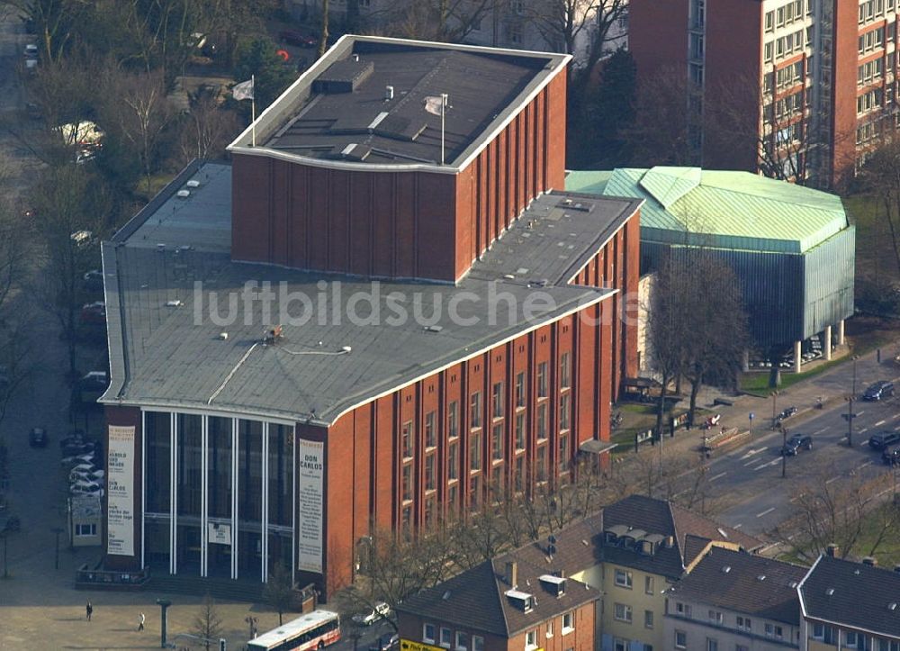 Bochum aus der Vogelperspektive: Schauspielhaus Bochum