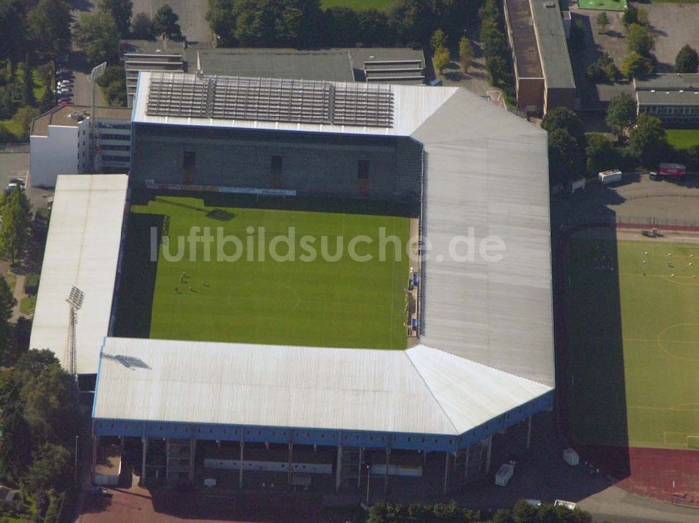 Bielefeld von oben - Schüco Arena