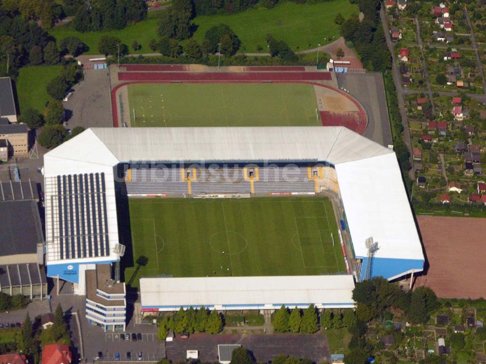 Bielefeld von oben - Schüco Arena